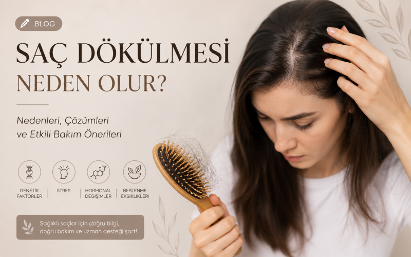 Saçlar Neden Seyrelir? Saç Dökülmesi ve Yoğunluk Kaybı Neden Oluşur?